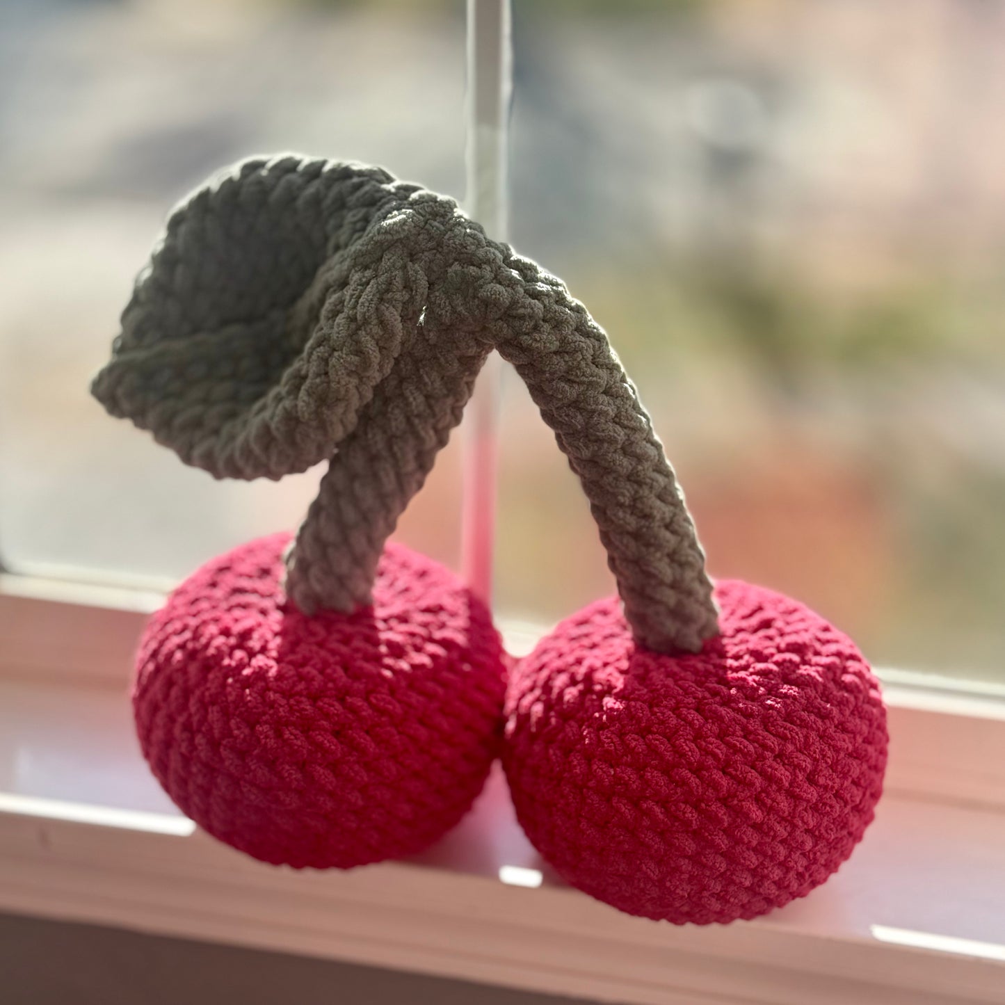 Crochet Cherries