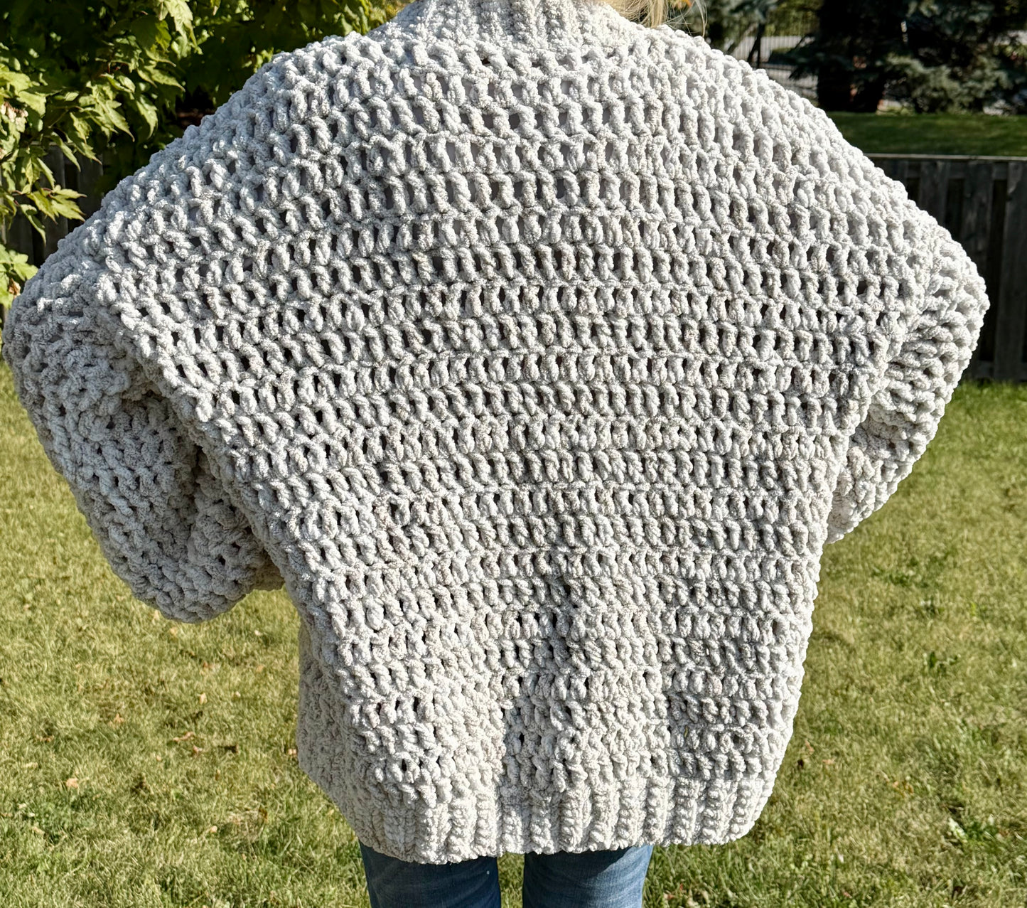 Winter White Speckled Cardigan