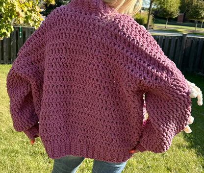 Pink Bowed Cardigan