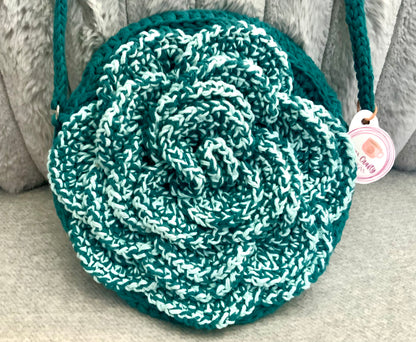 Round Rose Crossbody