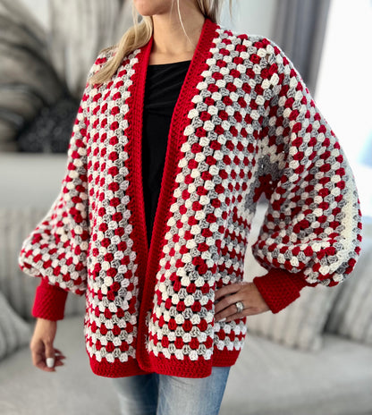 Merry Hexagon Cardigan