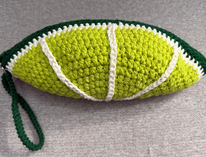 Lime Shape Wristlet