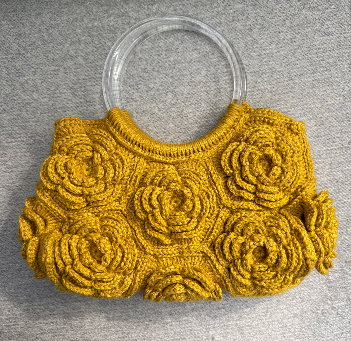 Hexagonal Rose Handbag