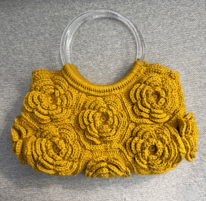 Hexagonal Rose Handbag