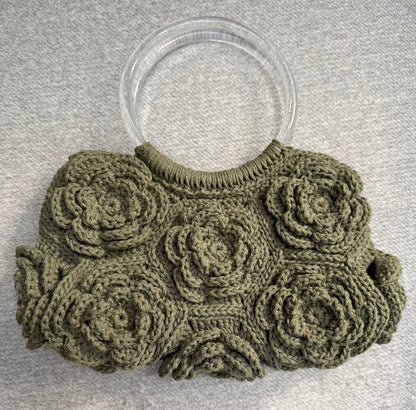 Hexagonal Rose Handbag