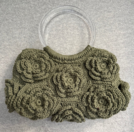Hexagonal Rose Handbag