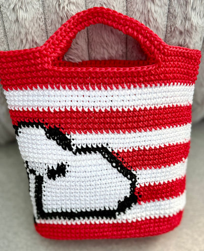 Snoopy Striped Handbag