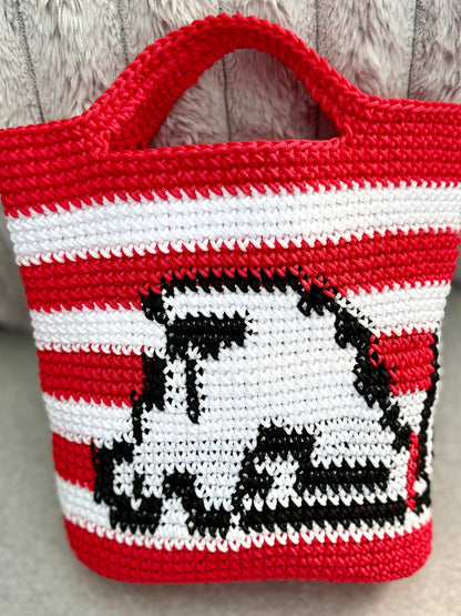 Snoopy Striped Handbag