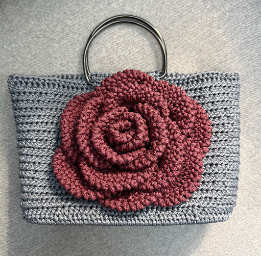 3D Rose Handbag